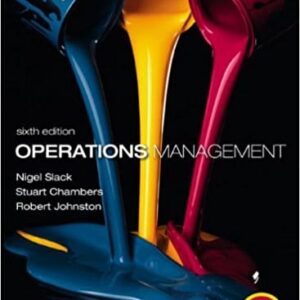 Operations Management 6th Edition By Stuart Chambers